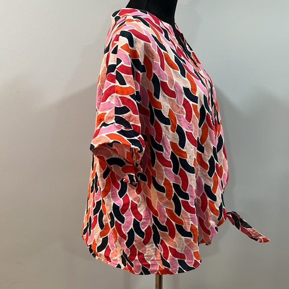 Charter club luxury S XXL LINEN, button up & tiefront shirt excellent condition - Picture 5 of 7